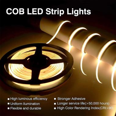 Är COB Light Strip uppvärmd hög?